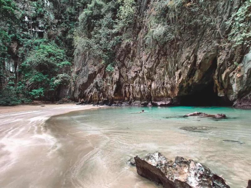 Smaragdhöhle Strand Lagune entspannen
