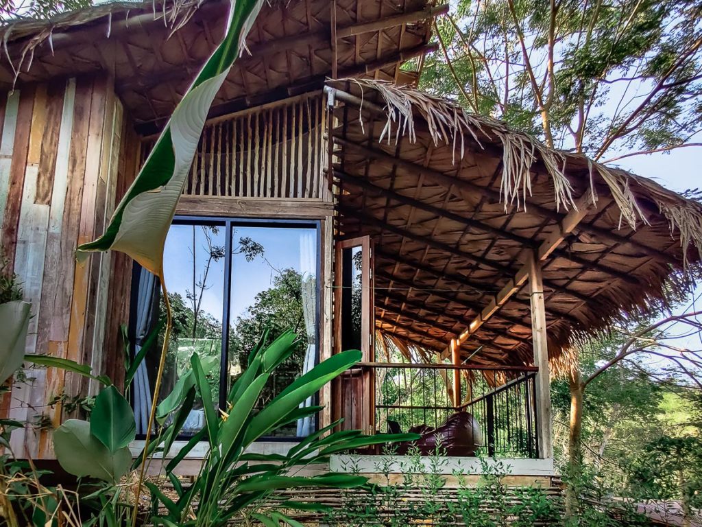 Deluxe double room balcony flowers window - nature hill - koh mook